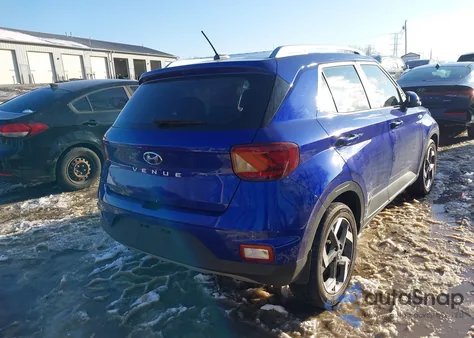 2024 Hyundai Venue Limited from USA, damaged, VIN KMHRC8A34RU313446